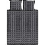 Ten cate katoenen eenpersoons dekbedovertrek 140x200 220 cm graphic antraciet