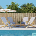 Vidaxl strandhanddoeken 4 st 400 g m² 60x135 cm stof grijs