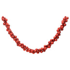 VidaXL Kerstslinger ballen 175 cm polystyreen rood