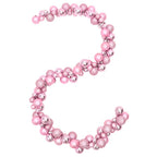 VidaXL Kerstslinger ballen 175 cm polystyreen roze
