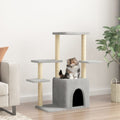 Vidaxl kattenmeubel met sisal krabpalen 97,5 cm lichtgrijs