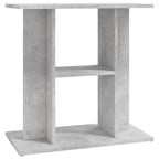 Vidaxl aquariumstandaard betongrijs 60x30x60 cm bewerkt hout