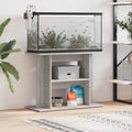 Vidaxl aquariumstandaard sonoma grijs 80x35x60 cm bewerkt hout
