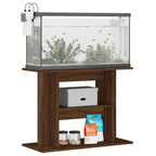 Vidaxl aquariumstandaard 80x35x60 cm bewerkt hout bruin eikenkleur