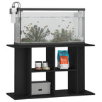 Vidaxl aquariumstandaard 100x40x60 cm bewerkt hout zwart