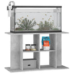 Vidaxl aquariumstandaard betongrijs 100x40x60 cm bewerkt hout