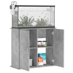 Vidaxl aquariumstandaard betongrijs 81x36x73 cm bewerkt hout