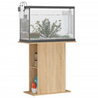 Vidaxl aquariumstandaard sonoma eiken 75x36x72,5 cm bewerkt hout
