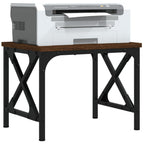 Vidaxl printerstandaard 40x30x31 cm bewerkt hout bruin eikenkleur