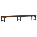 Vidaxl monitorstandaard 105x23x15,5 cm bewerkt hout bruin eikenkleur