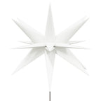 Vidaxl kerstlampen met grondpin en led's 3 st 35 cm wit