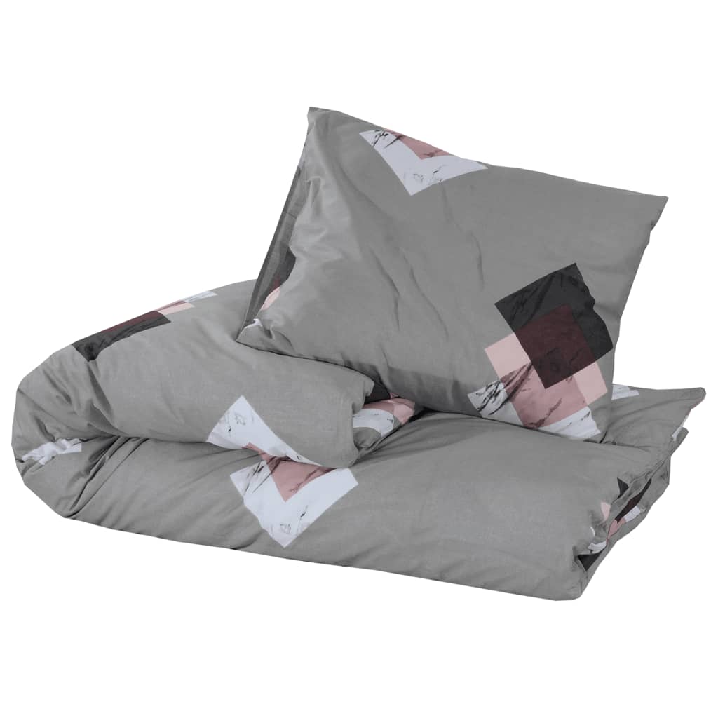 Vidaxl dekbedovertrekset 240x220 cm katoen meerkleurig