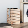 Vidaxl wasmand 44x44x66 cm massief grenenhout