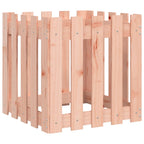 Vidaxl plantenbak met hekontwerp 50x50x50 cm massief douglashout