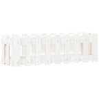 Vidaxl plantenbak verhoogd hekontwerp 100x30x30 cm grenenhout wit