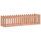 Vidaxl plantenbak verhoogd hekontwerp 200x50x50 cm massief douglashout