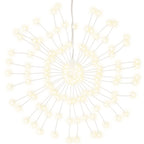 Vidaxl kerstverlichting vuurwerk 140 warmwitte led's 17 cm