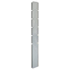 VidaXL Schuttingpalen 30 st 160 cm gegalvaniseerd staal zilverkleurig