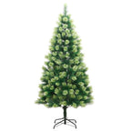 VidaXL Kunstkerstboom met scharnieren en standaard 120 cm