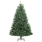 VidaXL Kunstkerstboom met scharnieren en standaard 270 cm groen