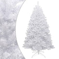 Vidaxl kunstkerstboom met scharnieren en sneeuw 210 cm