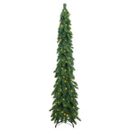 Vidaxl kunstkerstboom met verlichting 130 led's 210 cm