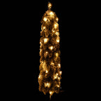 Vidaxl kunstkerstboom met verlichting en sneeuw 45 led's 90 cm