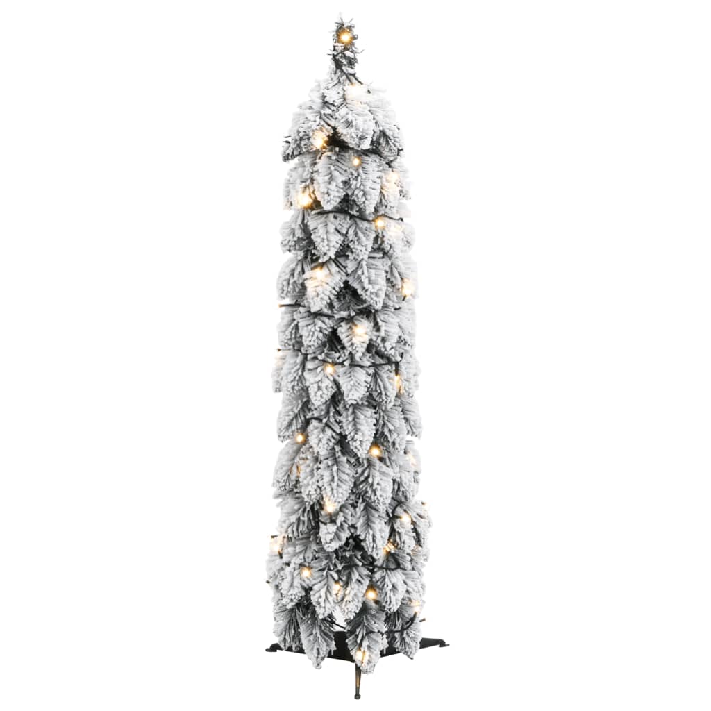 Vidaxl kunstkerstboom met verlichting en sneeuw 45 led's 90 cm