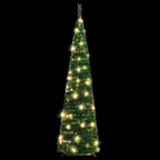 Vidaxl kunstkerstboom pop-up 50 led's 120 cm groen