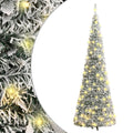 Vidaxl kunstkerstboom pop-up met sneeuw 100 led's 150 cm