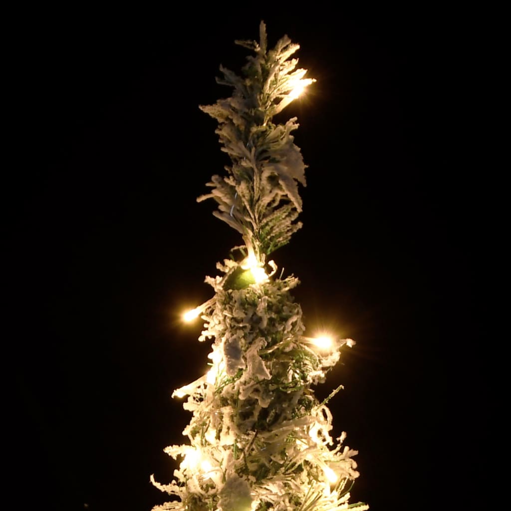 Vidaxl kunstkerstboom pop-up met sneeuw 100 led's 150 cm