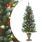 VidaXL Kunstkerstbomen 2 st 100 LED's 120 cm groen