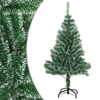 Vidaxl kunstkerstboom met sneeuw 150 cm groen