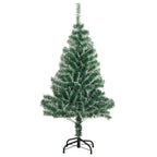 Vidaxl kunstkerstboom met sneeuw 150 cm groen