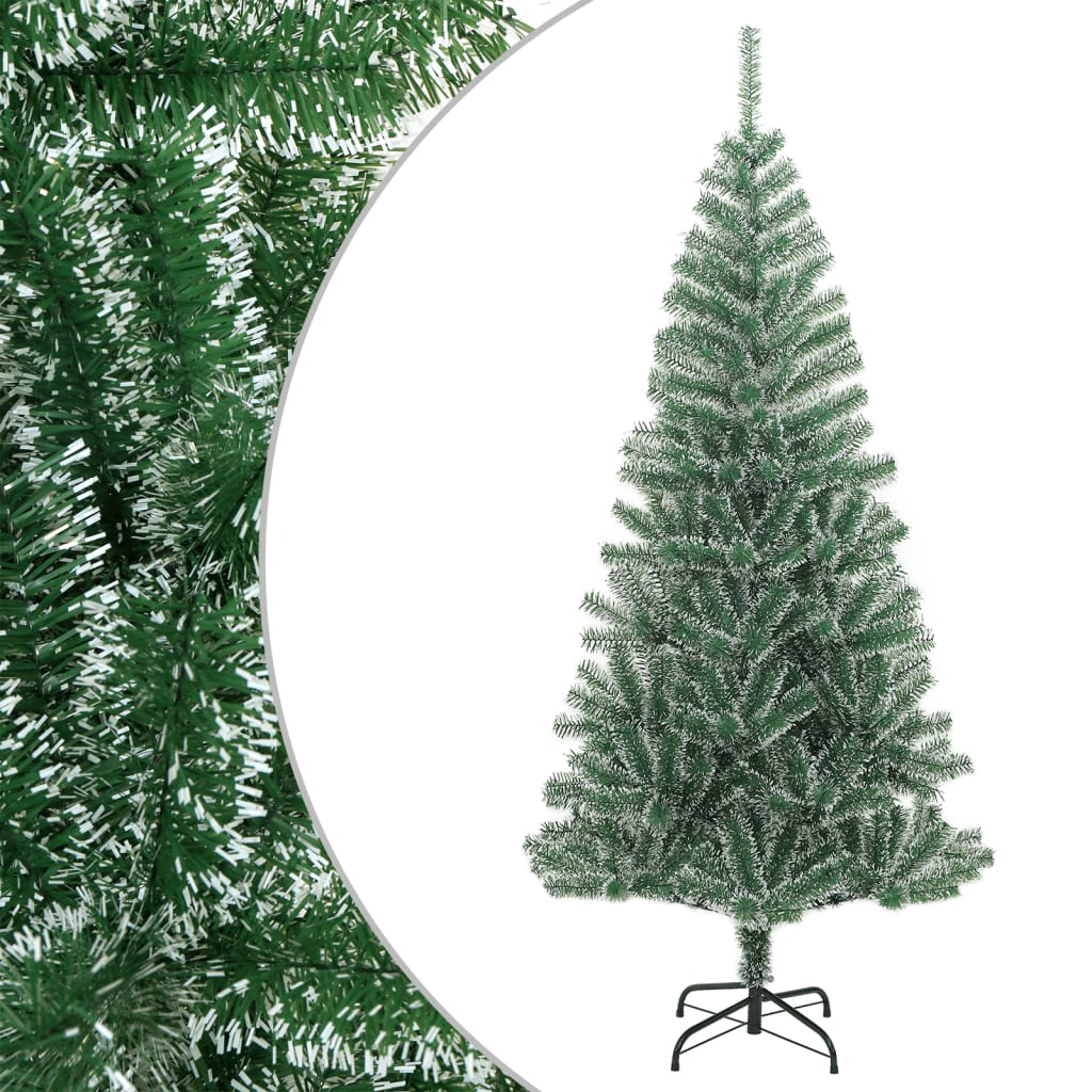 VidaXL Kunstkerstboom met sneeuw 180 cm groen