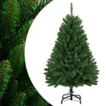 Vidaxl kunstkerstboom met scharnieren met standaard 120 cm groen