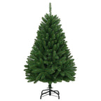 Vidaxl kunstkerstboom met scharnieren met standaard 120 cm groen