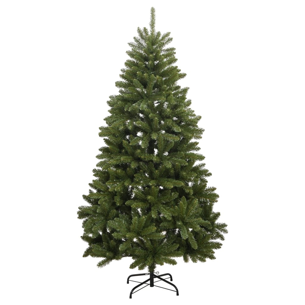 Vidaxl kunstkerstboom met scharnieren en standaard 180 cm groen