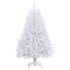 Vidaxl kunstkerstboom met scharnieren en standaard 150 cm wit