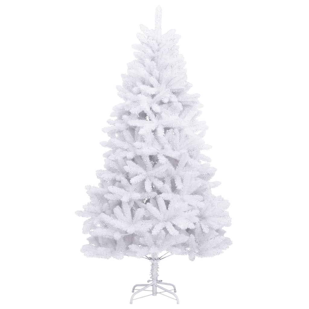 Vidaxl kunstkerstboom met scharnieren met standaard 270 cm wit
