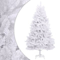Vidaxl kunstkerstboom met scharnieren met standaard 300 cm wit