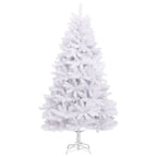 Vidaxl kunstkerstboom met scharnieren met standaard 300 cm wit