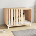 Vidaxl hondenhok 100x70x72 cm massief grenenhout