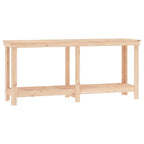 Vidaxl werkbank 180x50x80 cm massief grenenhout