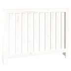 Vidaxl radiatorombouw 108,5x19x84 cm massief grenenhout wit