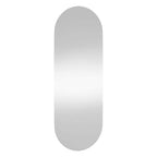 Vidaxl wandspiegel 15x40 cm ovaal glas