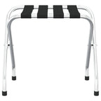 Vidaxl bagagerek 56x40x49 cm zwart en zilver