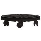 VidaXL Plantentrolleys met wielen 5 st 170 kg diameter 30 cm zwart