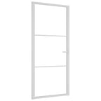 Vidaxl binnendeur 93x201,5 cm esg-glas en aluminium wit