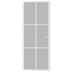 Vidaxl binnendeur 83x201,5 cm matglas en aluminium wit